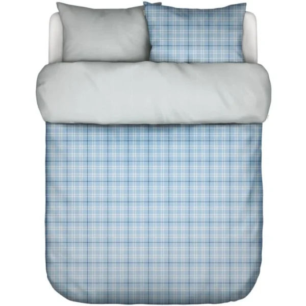 Marc O’Polo Espen Bettwäsche Aus Bamwoll-Flanell – 135×200 / 80×80 Cm – Powder Blue 1