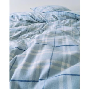 Marc O’Polo Espen Bettwäsche Aus Bamwoll-Flanell – 135×200 / 80×80 Cm – Powder Blue 9