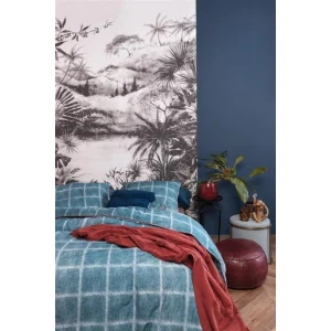 At Home Denim Bettwäsche-Set – 155×220 / 80×80 Cm – Blau 6