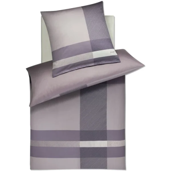 JOOP! Modern Bettwäsche-Set Aus Mako-Satin – 135×200 / 40×80 Cm – Violet 1