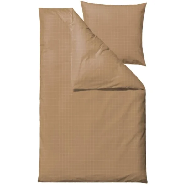 Södahl Clear Bettwäsche-Set – 135×200 Cm / 80×80 Cm – Camel 1