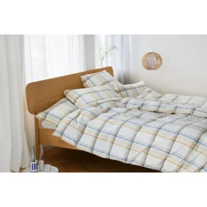 Elegante Samsö Bettwäsche-Set Aus Web-Seersucker – 135×200 / 40×80 Cm – Sonne 6