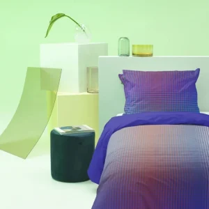 Damai Rainbow Bettwäsche-Set Aus Baumwoll-Satin – 135×200 / 80×80 Cm – Violet 10