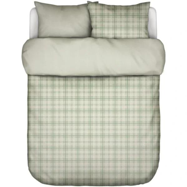 Marc O’Polo Espen Bettwäsche Aus Bamwoll-Flanell – 155×220 / 80×80 Cm – Garden Green 1