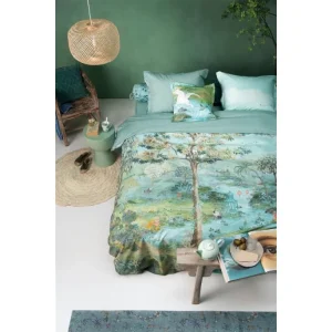 Pip Studio Pip Paradise Bettwäsche-Set – 155×220 / 80×80 Cm – Green 6