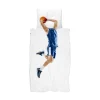 SNURK Basketball Star Bettwäsche-Set – 135×200 / 80×80 Cm – Blue 22