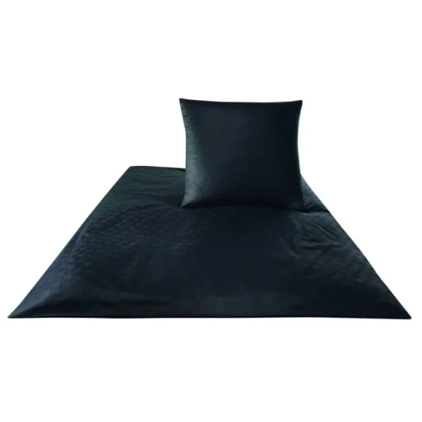 JOOP! Cornflower Bettwäsche Aus Mako-Satin – 240×220 / 2x80x80 Cm – Schwarz 1