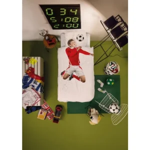 SNURK Soccer Champ Bettwäsche-Set – 135×200 / 80×80 Cm – Red 6