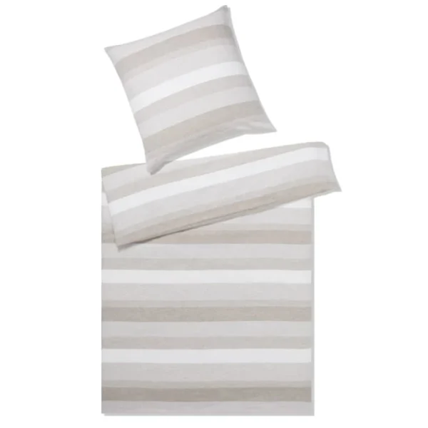 Elegante Delight Bettwäsche Aus Halbleinen – 200×220 / 2x40x80 Cm – Sand 1