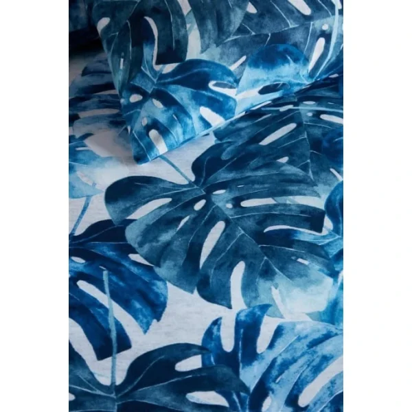 Beddinghouse Hawaii Bettwäsche-Set – 155×220 / 80×80 Cm – Blau 4