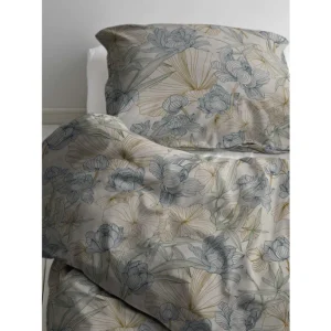 Södahl Foliage Bio Bettwäsche-Set – 135×200 / 80×80 Cm – Indigo 8