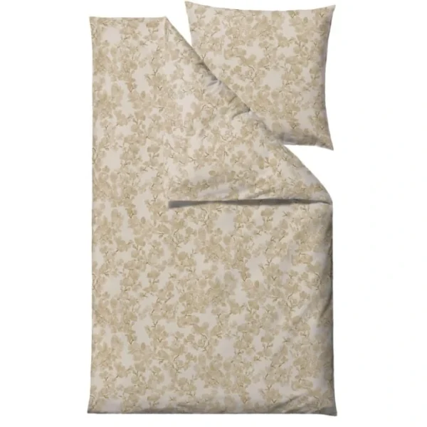 Södahl Blossom Bettwäsche-Set – 155×220 / 80×80 Cm – Golden 1