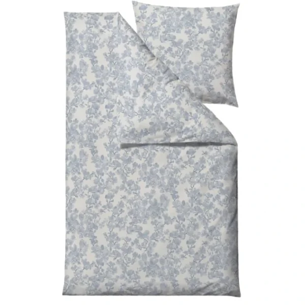 Södahl Blossom Bettwäsche-Set – 155×220 / 80×80 Cm – Linen Blue 1