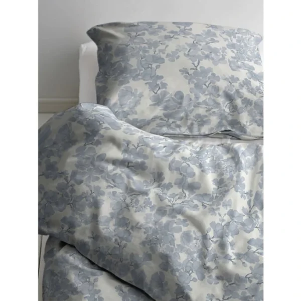 Södahl Blossom Bettwäsche-Set – 155×220 / 80×80 Cm – Linen Blue 3