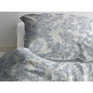 Södahl Blossom Bettwäsche-Set – 155×220 / 80×80 Cm – Linen Blue 9