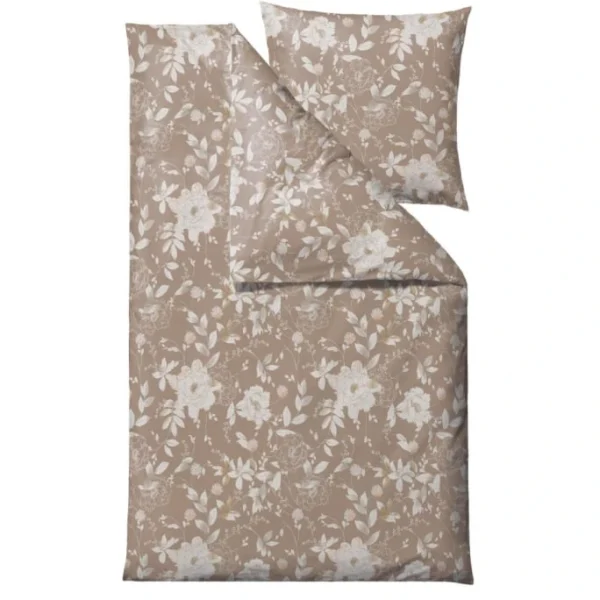 Södahl Garden Bloom Bettwäsche- Set – 155×220 / 80×80 Cm – Beige 1