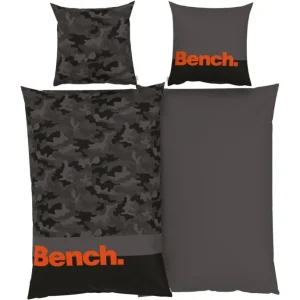 Bench Camouflage Bettwäsche-Set Aus Renforcé-Baumwolle – 155×220 / 80×80 Cm – Dunkelgrau 9