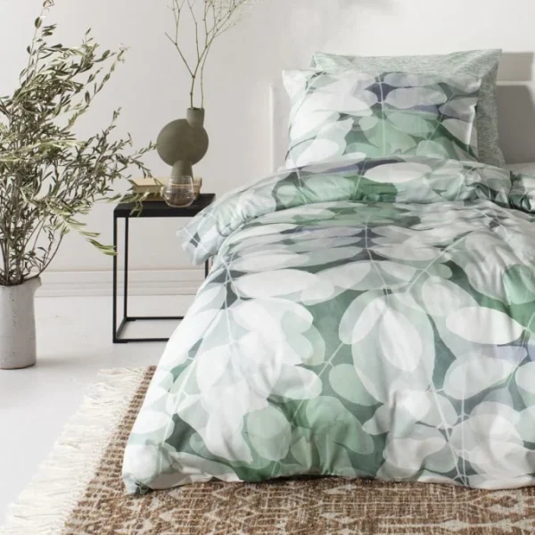 Cinderella Levy Bettwäsche-Set Aus Baumwoll-Satin – 135×200 / 80×80 Cm – Green 3