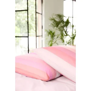 Elegante Fresh Bettwäsche Aus Mako-Batist – 155×220 / 80×80 Cm – Pink 9