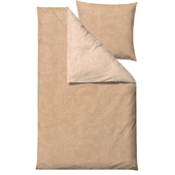 Södahl Infinity Bio Bettwäsche-Set – 135×200 / 80×80 Cm – Camel 1