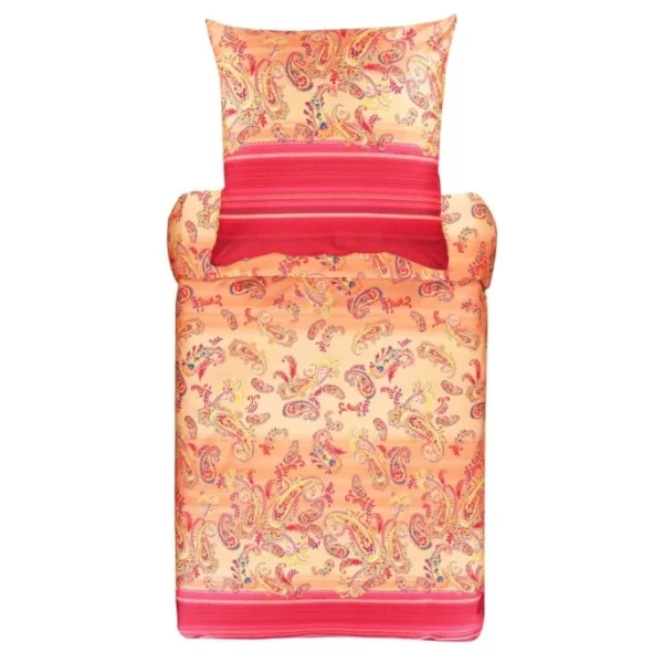 Bassetti TOSCA Bettwäsche-Set – 155×220 / 80×80 Cm – O1-orange 1