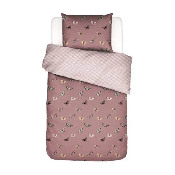 Covers & Co Papillon Bettwäsche-Set Aus Renforce – 140×200 / 70×90 (AT) Cm – Pink 1