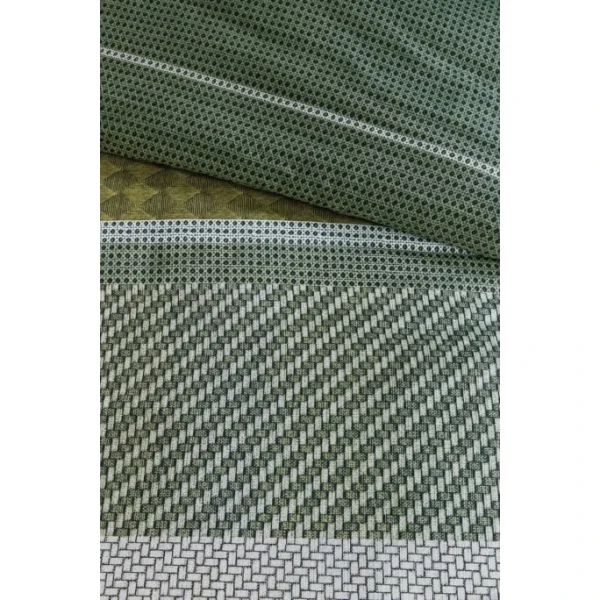 Beddinghouse Webbing Bettwäsche-Set – 135×200 / 80×80 Cm – Grau Grün 4