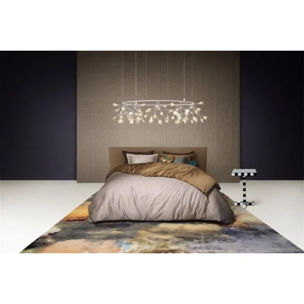 Moooi Dodo Pavone Bettwäsche Aus Mako-Satin – 135×200 / 80×80 Cm – Grau 3