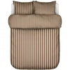 Marc O’Polo Classic Stripe Bettwäsche-Set – 135×200 / 80×80 Cm – Toffee Brown 5