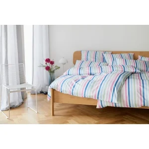 Elegante Club Soda Jersey Bettwäsche – 155×220 / 80×80 Cm – Rainbow 6