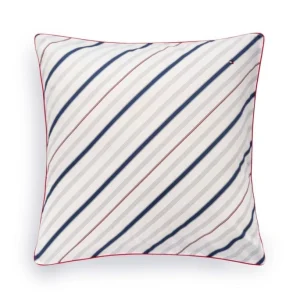 Tommy Hilfiger CLUB STRIPES Satin-Bettwäsche-Set – 155×220 / 80×80 Cm – Navy 10