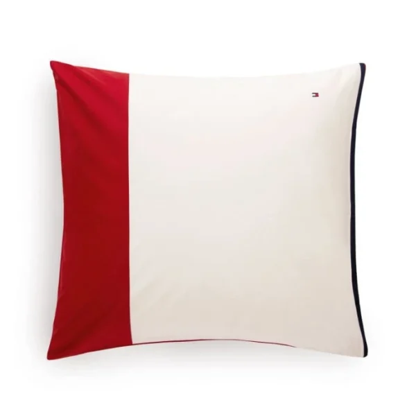 Tommy Hilfiger COLOUR BLOCK Bettwäsche – 135×200 / 80×80 Cm – Red 3