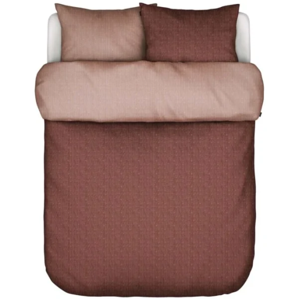 Marc O’Polo Toloma Bettwäsche-Set – 155×220 / 80×80 Cm – Aubergine 1