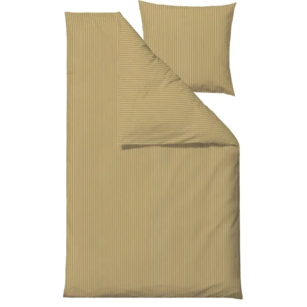 Södahl Common Bio Bettwäsche-Set – 155×220 Cm / 80×80 Cm – Golden 1