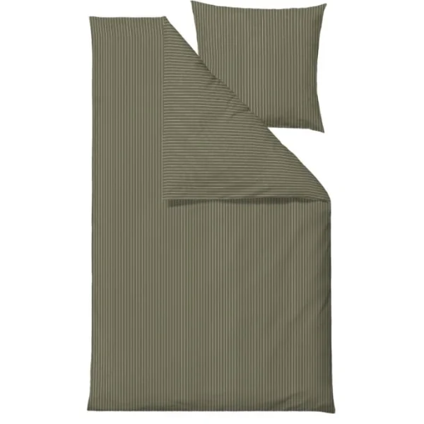 Södahl Common Bio Bettwäsche-Set – 155×220 Cm / 80×80 Cm – Khaki 1