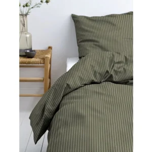 Södahl Common Bio Bettwäsche-Set – 155×220 Cm / 80×80 Cm – Khaki 9