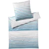 Elegante Refine Bettwäsche-Set Aus Mako-Satin – 135×200 / 40×80 Cm – Grau-aqua 10