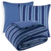 Tommy Hilfiger DENIMWEAR STRIPES Bettwäsche-Set Aus Bio-Perkal – 140×200 / 70×90 (AT) Cm – Blue 5